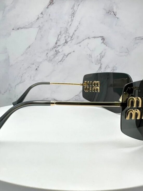 ✨ Miu Miu Rimless Logo Sunglasses ✨ main image 6